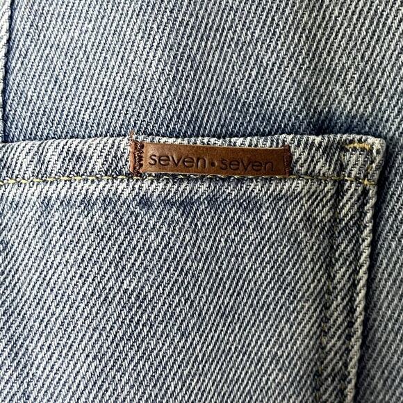 SEVEN.SEVEN DO GOOD SIDE SLIT WIDE LEG DENIM JEAN SIZE 4 - Picture 7 of 12
